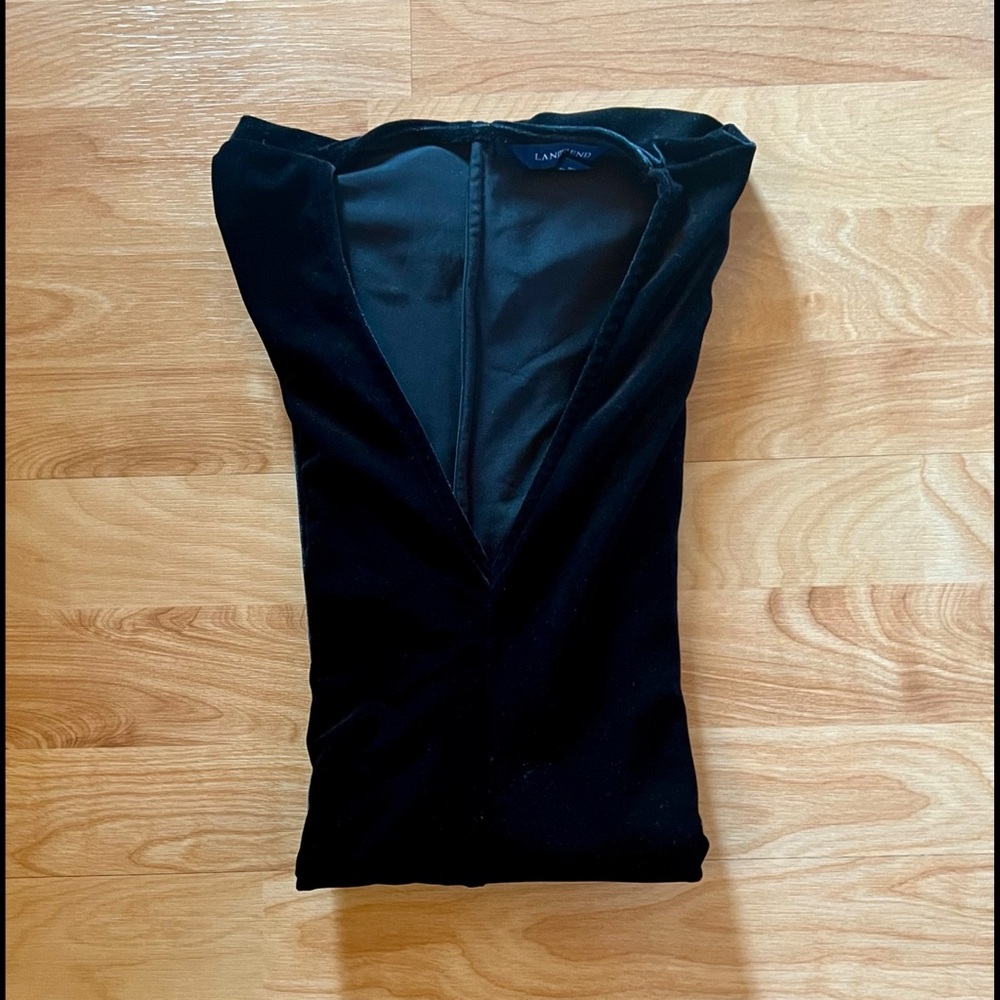 Lands end velvet top
